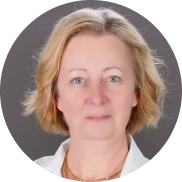 Dr Eva Melegh, dermatologist specialising in sensitive and reactive skin, who recommends KALME for her rosacea patients